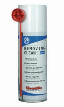 Removing Clean Spray, Label solvent | Capacity : 200 ml